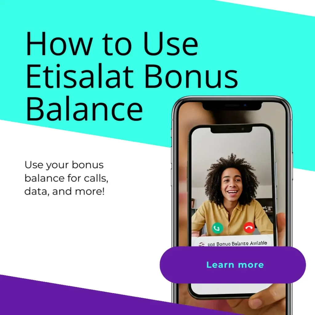 How to Use Etisalat Bonus Balance