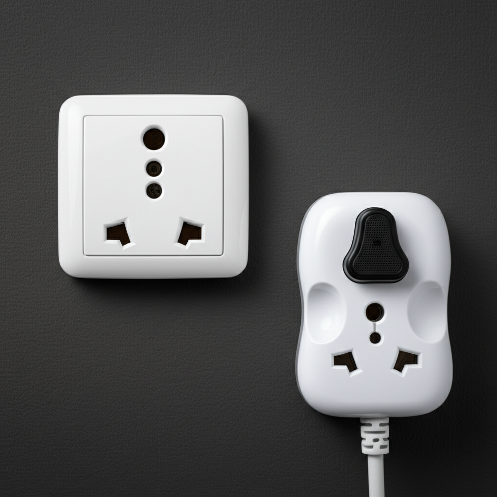 Generate a high-quality, relevant image prompt for an article about: What Plug Type in Dubai: Essent
