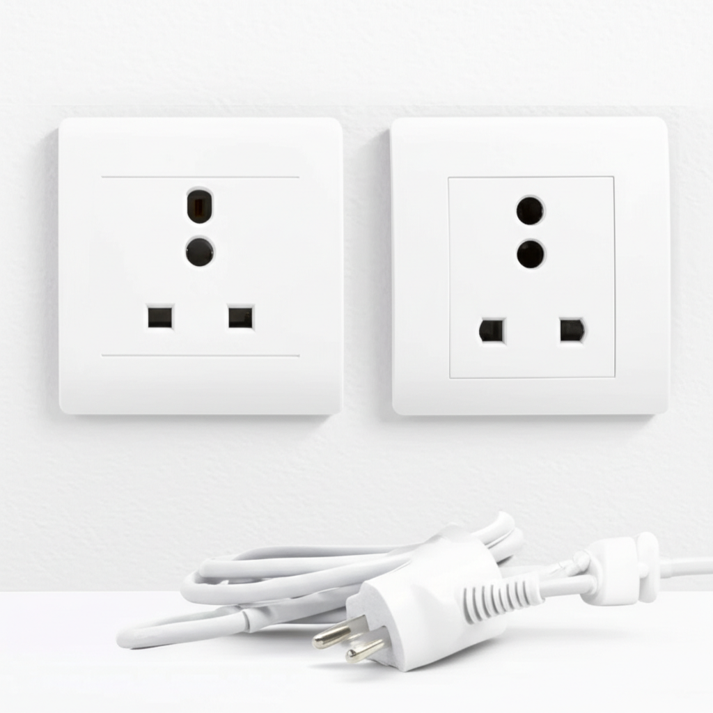 Generate a high-quality, relevant image prompt for an article about: Are Dubai Plugs Same As UK? Pro