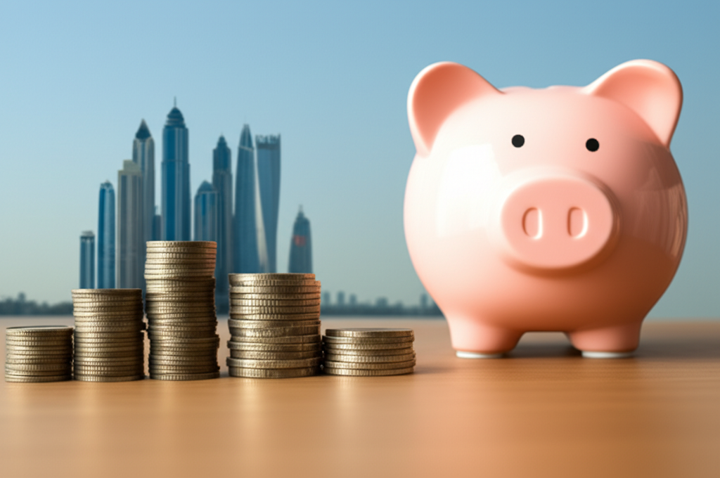 Generate a high-quality, relevant image prompt for an article about: Is Dubai Expensive to Live: Pro