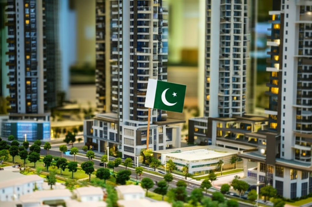 Generate a high-quality, relevant image prompt for an article about: Can Pakistani Buy Property in D