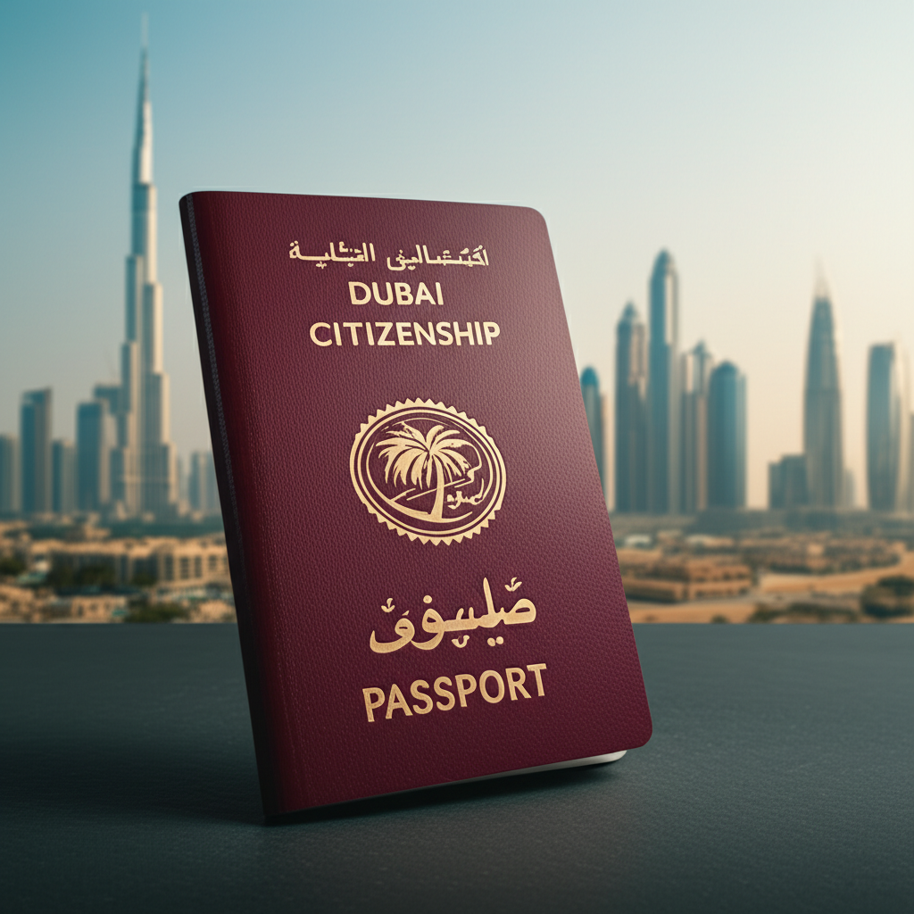 Generate a high-quality, relevant image prompt for an article about: How to Get Dubai Citizenship: P
